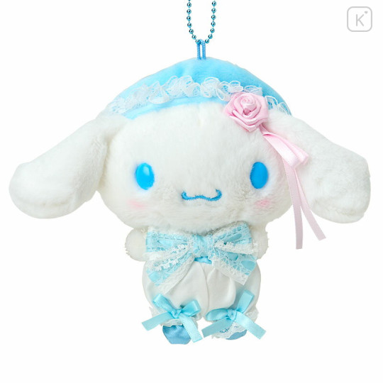 Japan Sanrio Original Mascot Holder - Cinnamoroll : White Frill Design - 2