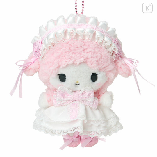 Japan Sanrio Original Mascot Holder - My Sweet Piano : White Frill Design - 2