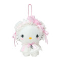 Japan Sanrio Original Mascot Holder - Charmmy Kitty : White Frill Design - 1