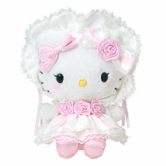 Japan Sanrio Original Plush Toy - Hello Kitty : White Frill Design