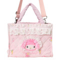Japan Sanrio Original 2 Way Tote Bag - My Melody : White Frill Design - 2