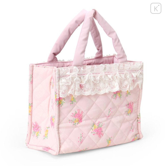 Japan Sanrio Original 2 Way Tote Bag - My Melody : White Frill Design - 3