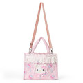 Japan Sanrio Original 2 Way Tote Bag - Charmmy Kitty : White Frill Design - 1