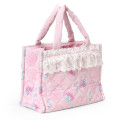 Japan Sanrio Original 2 Way Tote Bag - Charmmy Kitty : White Frill Design - 3