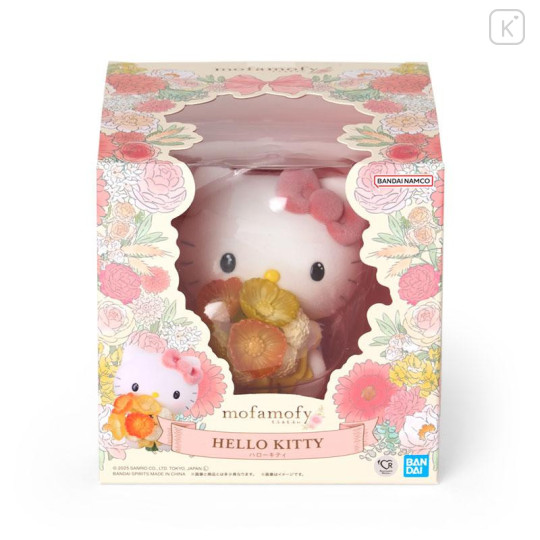 Japan Sanrio Miniature Figure - Hello Kitty : Mofamofy Flower Bouquet - 3