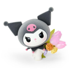 Japan Sanrio Miniature Figure - Kuromi : Mofamofy Flower Bouquet