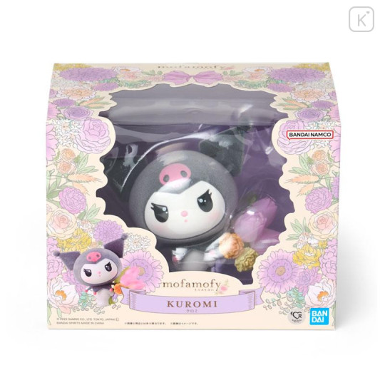 Japan Sanrio Miniature Figure - Kuromi : Mofamofy Flower Bouquet - 3