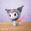 Japan Sanrio Miniature Figure - Kuromi : Mofamofy Flower Bouquet - 6
