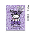 Japan Sanrio Eraser Set - Kuromi : Gal Art Big Ribbon Leopard - 2