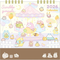 Japan San-X Desk Calendar - Sumikko Gurashi : 2026 Year of the Horse