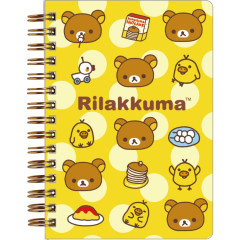 Japan San-X SP Ring Sticker Notebook - Rilakkuma