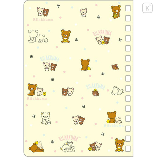 Japan San-X SP Ring Sticker Notebook - Rilakkuma - 3