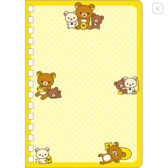 Japan San-X SP Ring Sticker Notebook - Rilakkuma - 4