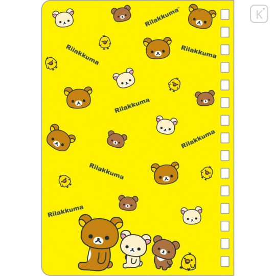 Japan San-X SP Ring Sticker Notebook - Rilakkuma - 5