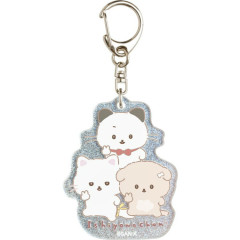 Japan San-X Acrylic Keychain - Ishiyowa-chan : Introducing Kouhai-chan Hologram
