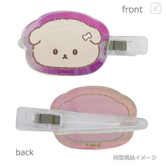 Japan San-X Acrylic Hair Clip Set - Ishiyowa-chan : Aurora - 2