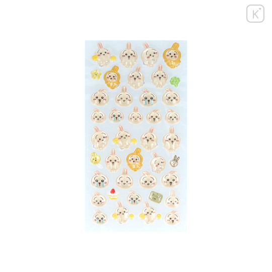 Japan Chiikawa Bonbon Drop Seal 3D Sticker - Usagi : Yellow - 4