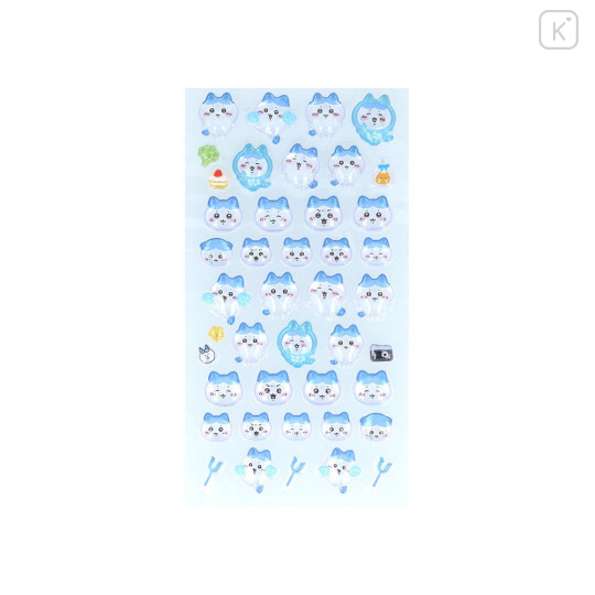 Japan Chiikawa Bonbon Drop Seal 3D Sticker - Hachiware : Blue - 4