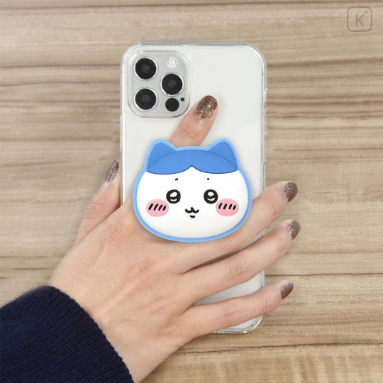 Japan Chiikawa Pocopoco Smartphone Grip - Hachiware : Smile - 2
