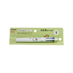 Japan Obungu to Issho Acroball 4+1 Multi Ballpoint Pen & Mechanical Pencil - Jelly