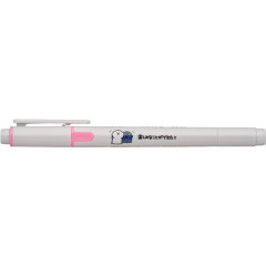 Japan Obungu to Issho Kire-na Double-sided Highlighter - Pink