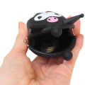 Japan Sanrio Mini Gamaguchi Clasp Silicone Pouch - Kuromi - 3
