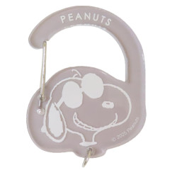Japan Peanuts Acrylic Carabiner - Snoopy : Joe Cool Face Light