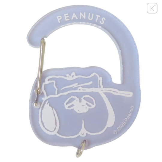 Japan Peanuts Acrylic Carabiner - Snoopy : Brother Olaf Face Light - 1
