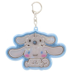 Japan Sanrio Reflector Keychain - Cinnamoroll : Milk