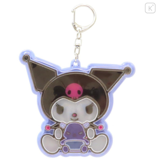 Japan Sanrio Reflective Keychain - Kuromi : Baku - 1