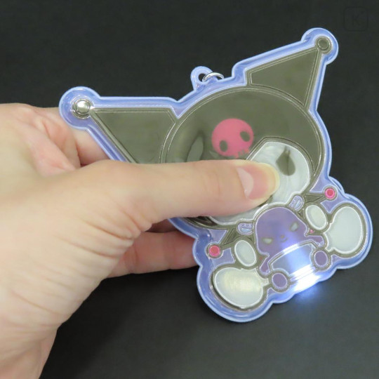 Japan Sanrio Reflective Keychain - Kuromi : Baku - 3