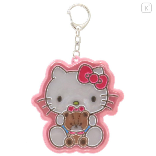 Japan Sanrio Reflector Keychain - Hello Kitty & Tiny Chum - 1