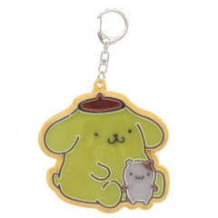 Japan Sanrio Reflector Keychain - Pompompurin : Friend