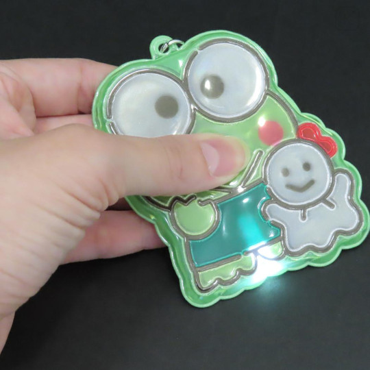 Japan Sanrio Reflective Keychain - Keroppi : Friend - 3
