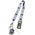 Japan Sanrio Neck Strap - Hello Kitty : Black Angel Grey - 1