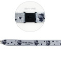 Japan Sanrio Neck Strap - Hello Kitty : Black Angel Grey - 2