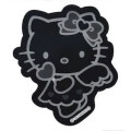Japan Sanrio Vinyl Sticker - Hello Kitty : Black Angel - 1
