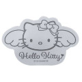Japan Sanrio Vinyl Sticker - Hello Kitty : Black Angel Grey - 1