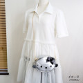 Japan Sanrio Face-shaped Shoulder Bag - Hello Kitty : Black Angel - 4