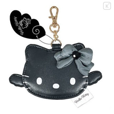 Japan Sanrio Mirror Bag Charm - Hello Kitty : Black Angel - 1