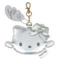 Japan Sanrio Mirror Bag Charm - Hello Kitty : Black Angel Silver - 1