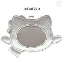 Japan Sanrio Mirror Bag Charm - Hello Kitty : Black Angel Silver - 2