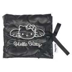 Japan Sanrio Collect Card Album - Hello Kitty : Black Angel Quilted