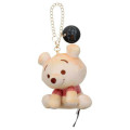 Japan Disney Mascot Holder Bag Charm - Pooh : Nui Bread Sitting - 2