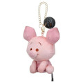Japan Disney Mascot Holder Bag Charm - Piglet : Nui Bread Sitting - 2
