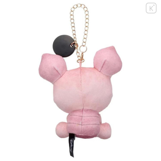 Japan Disney Mascot Holder Bag Charm - Piglet : Nui Bread Sitting - 4
