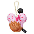 Japan Disney Mascot Holder Bag Charm - Minnie : Nui Bread Croissant - 2