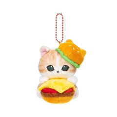 Japan Mofusand Mascot Holder - Mofusand Diner Burger Cat