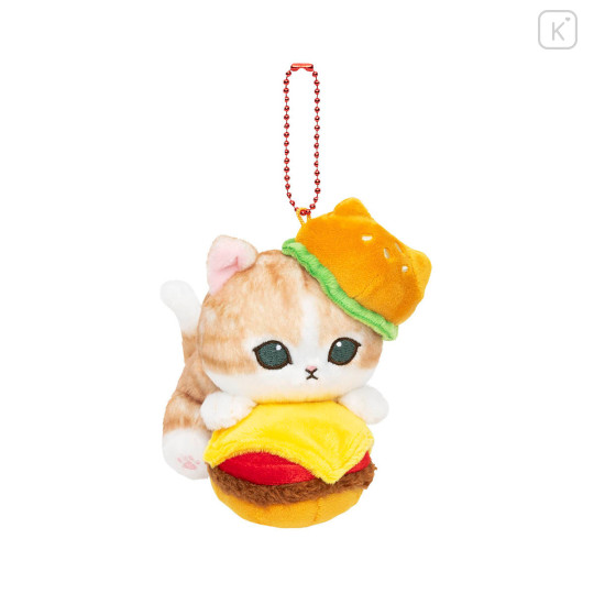 Japan Mofusand Mascot Holder - Mofusand Diner Burger Cat - 5