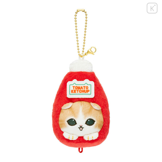Japan Mofusand Plush Mascot Keychain - Mofusand Diner Nugget Ketchup Fries Cat - 6